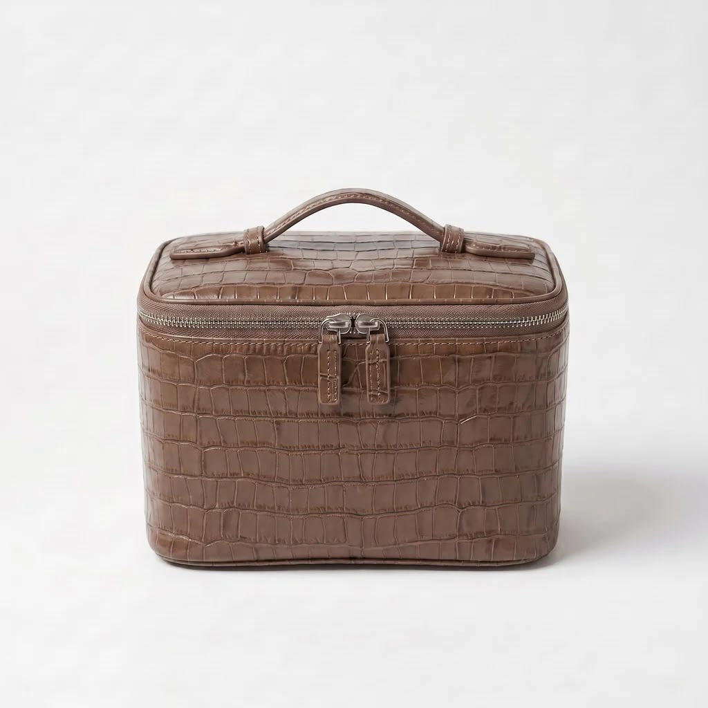 Brown Croc vanity