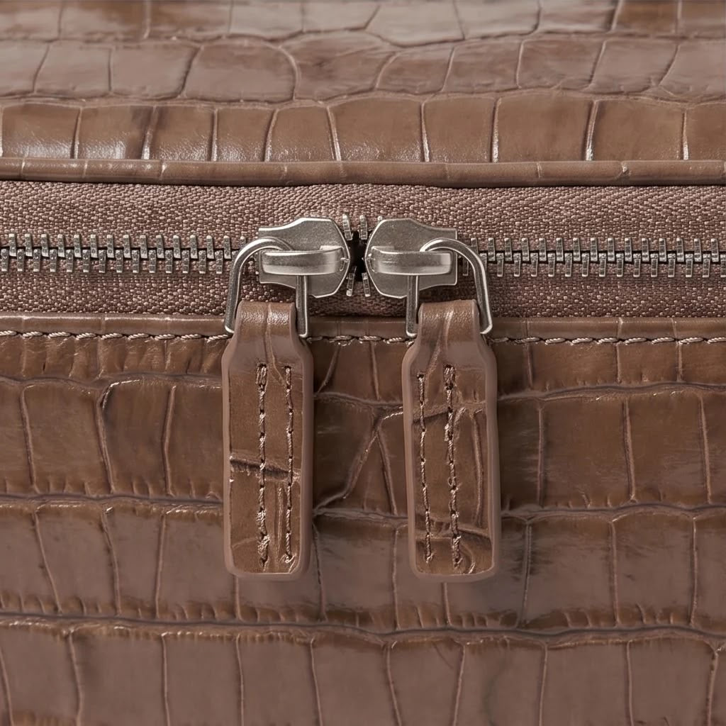 Brown Croc vanity