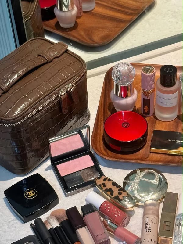 Brown Croc vanity