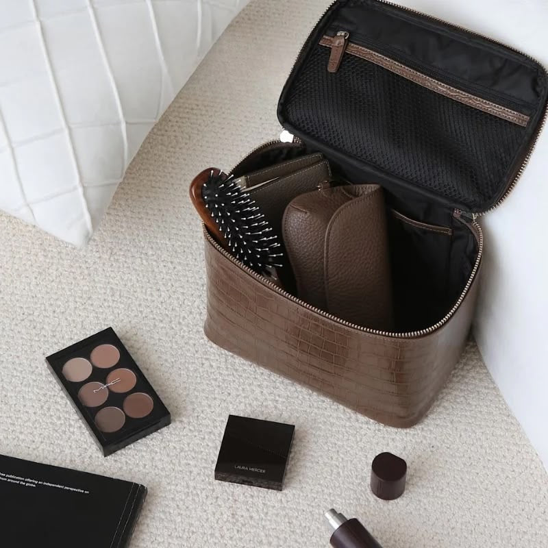 Brown Croc vanity