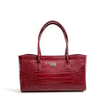 Maroon Croco Bag